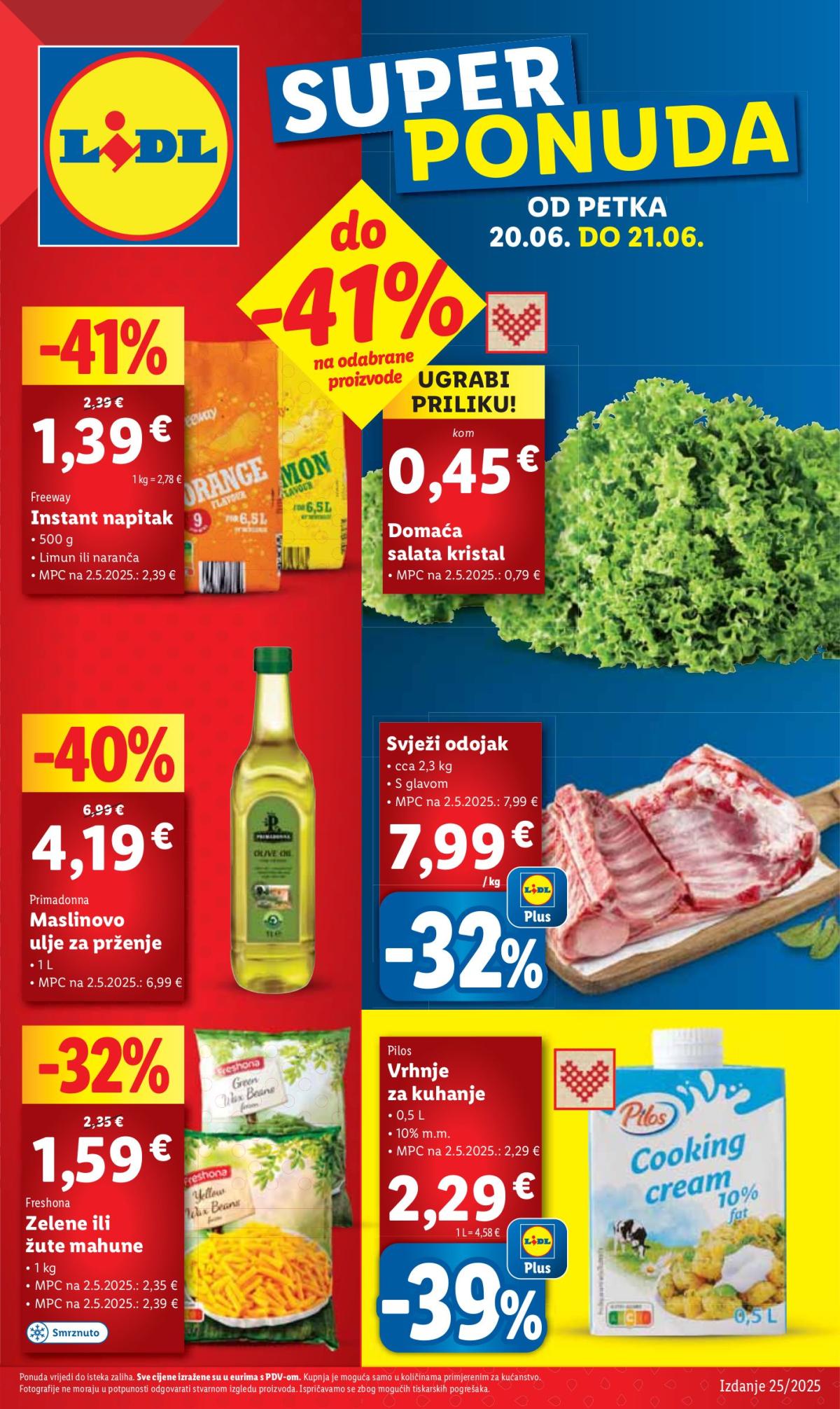Prelistajte katalog Lidl, vrijedi od 18.06. do 21.06.