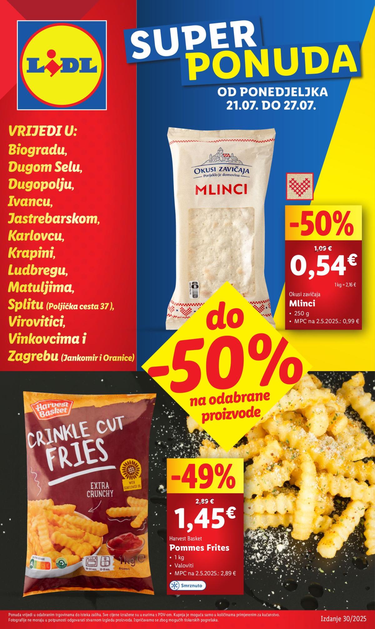 Prelistajte katalog Lidl - Super Ponuda, vrijedi od 21.07. do 27.07.