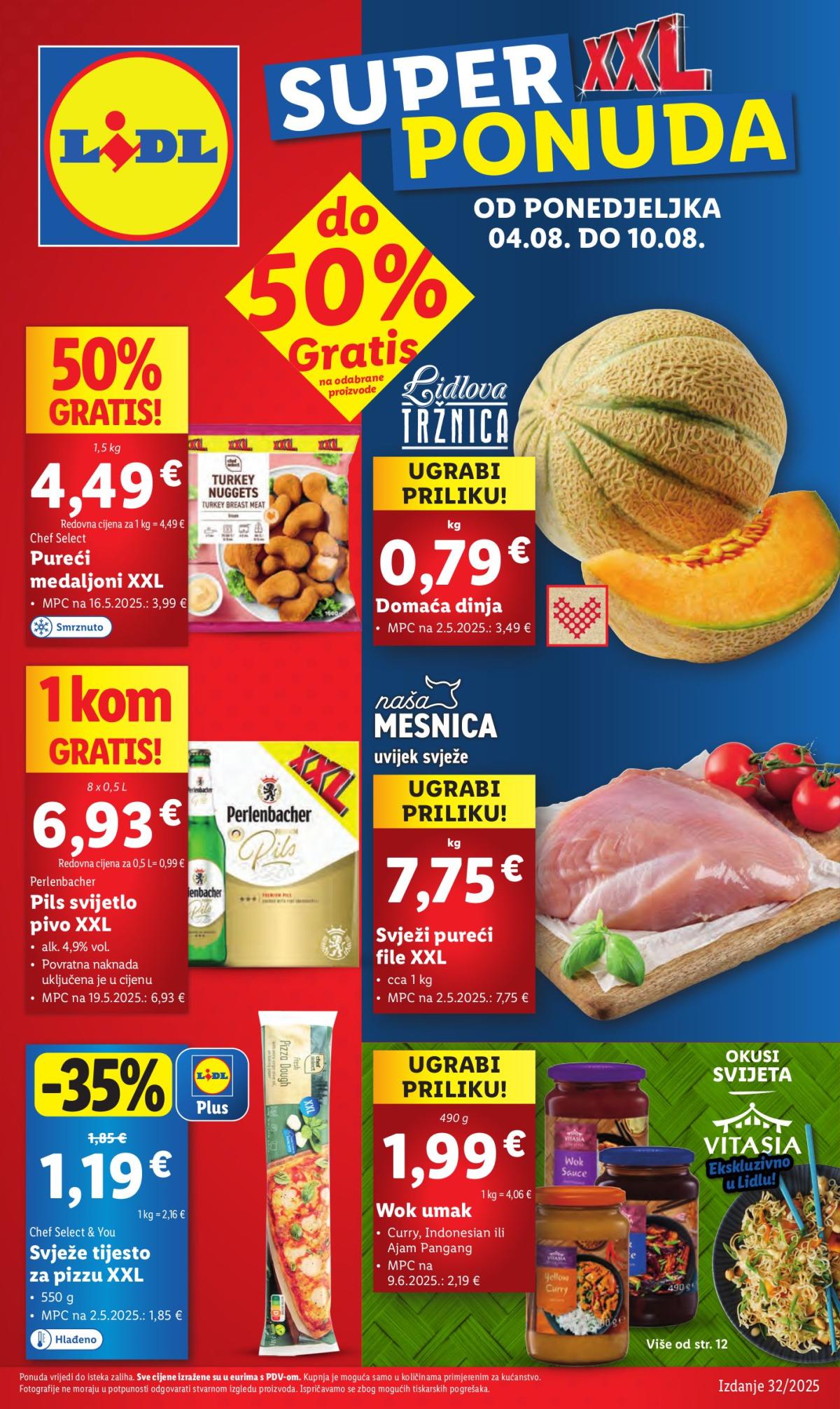 Prelistajte katalog Lidl, vrijedi od 04.08. do 10.08.