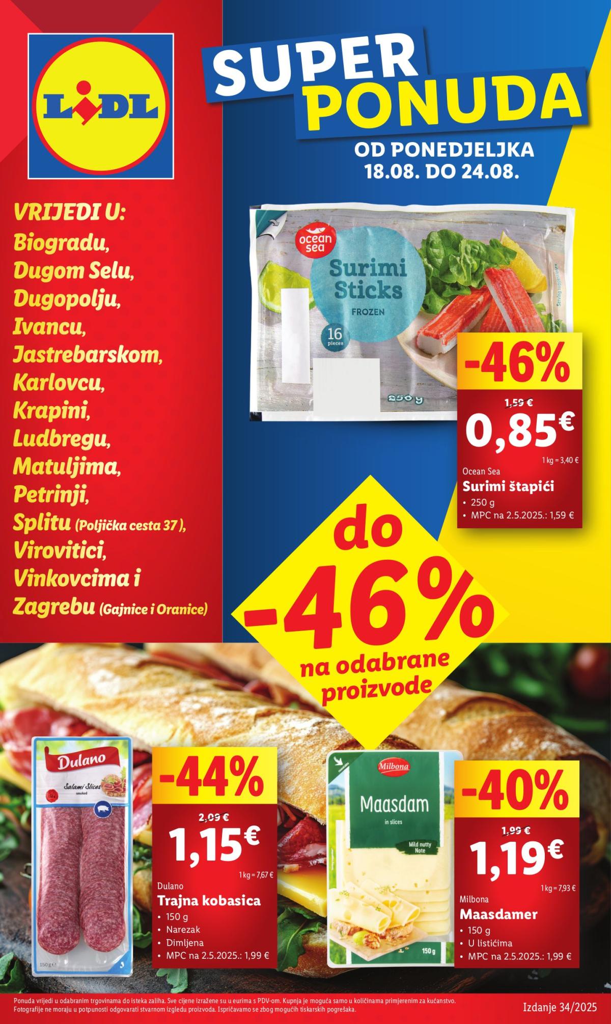 Prelistajte katalog Lidl - Super Ponuda, vrijedi od 18.08. do 24.08.