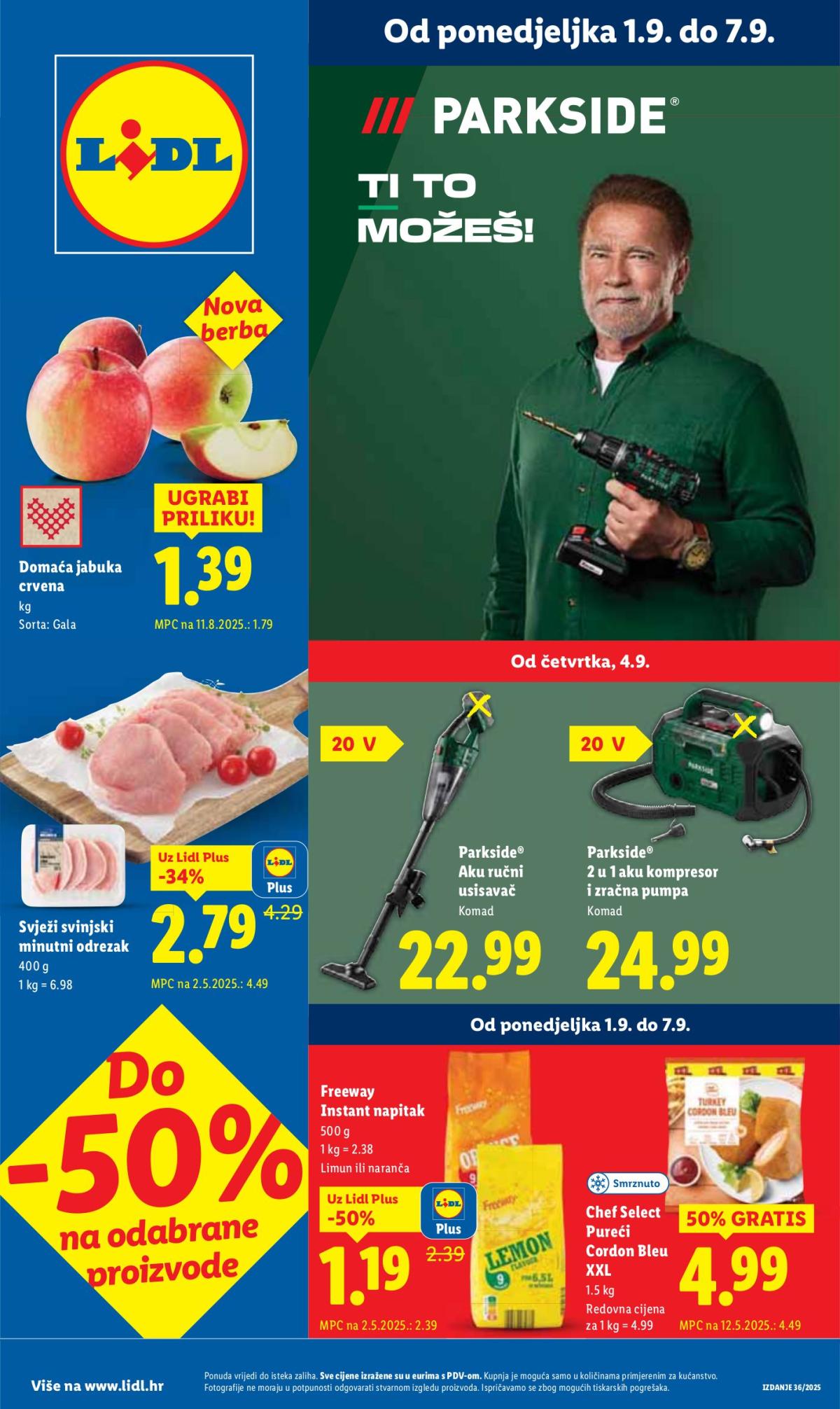 Prelistajte katalog Lidl, vrijedi od 01.09. do 07.09.