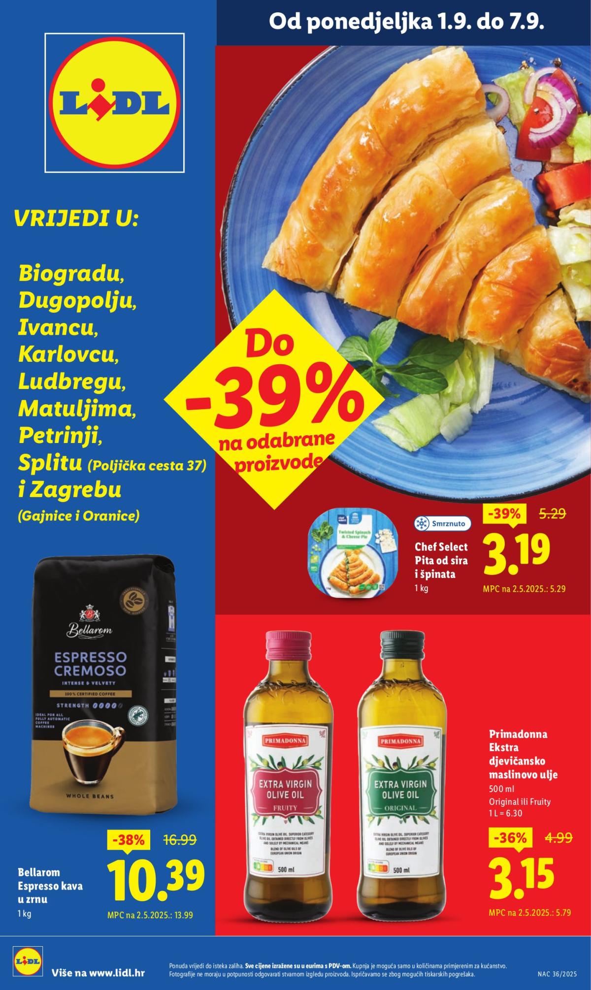 Prelistajte katalog Lidl - Super Ponuda, vrijedi od 01.09. do 07.09.