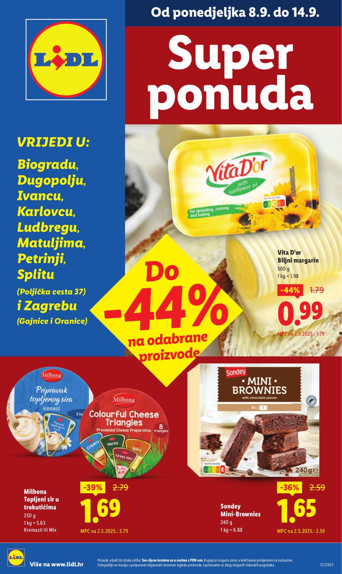 Prelistajte katalog Lidl - Super Ponuda, vrijedi od 08.09. do 14.09.
