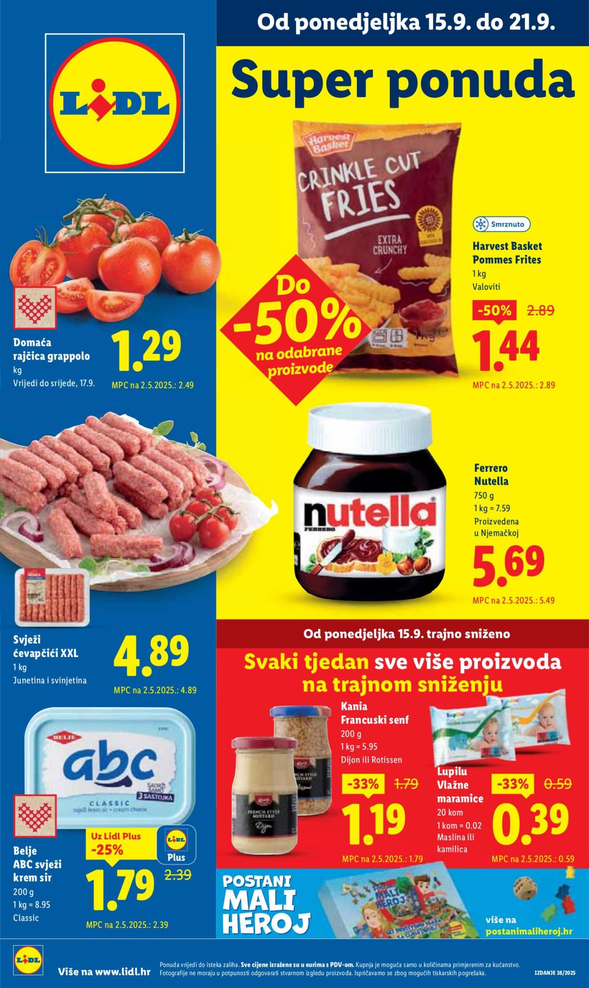 Prelistajte katalog Lidl, vrijedi od 15.09. do 21.09.