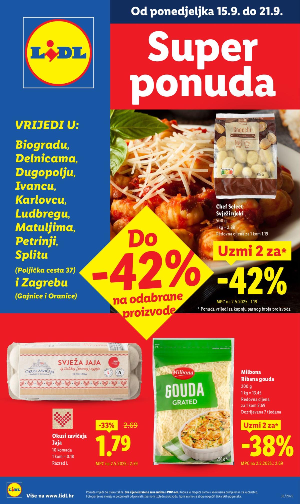 Prelistajte katalog Lidl - Super Ponuda, vrijedi od 15.09. do 21.09.