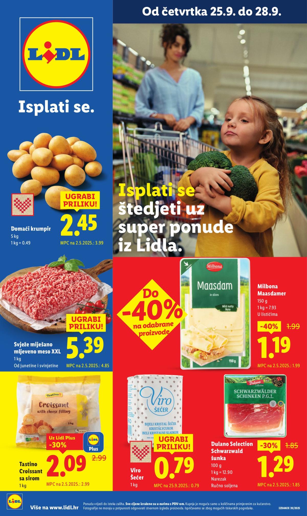 Prelistajte katalog Lidl, vrijedi od 25.09. do 28.09.