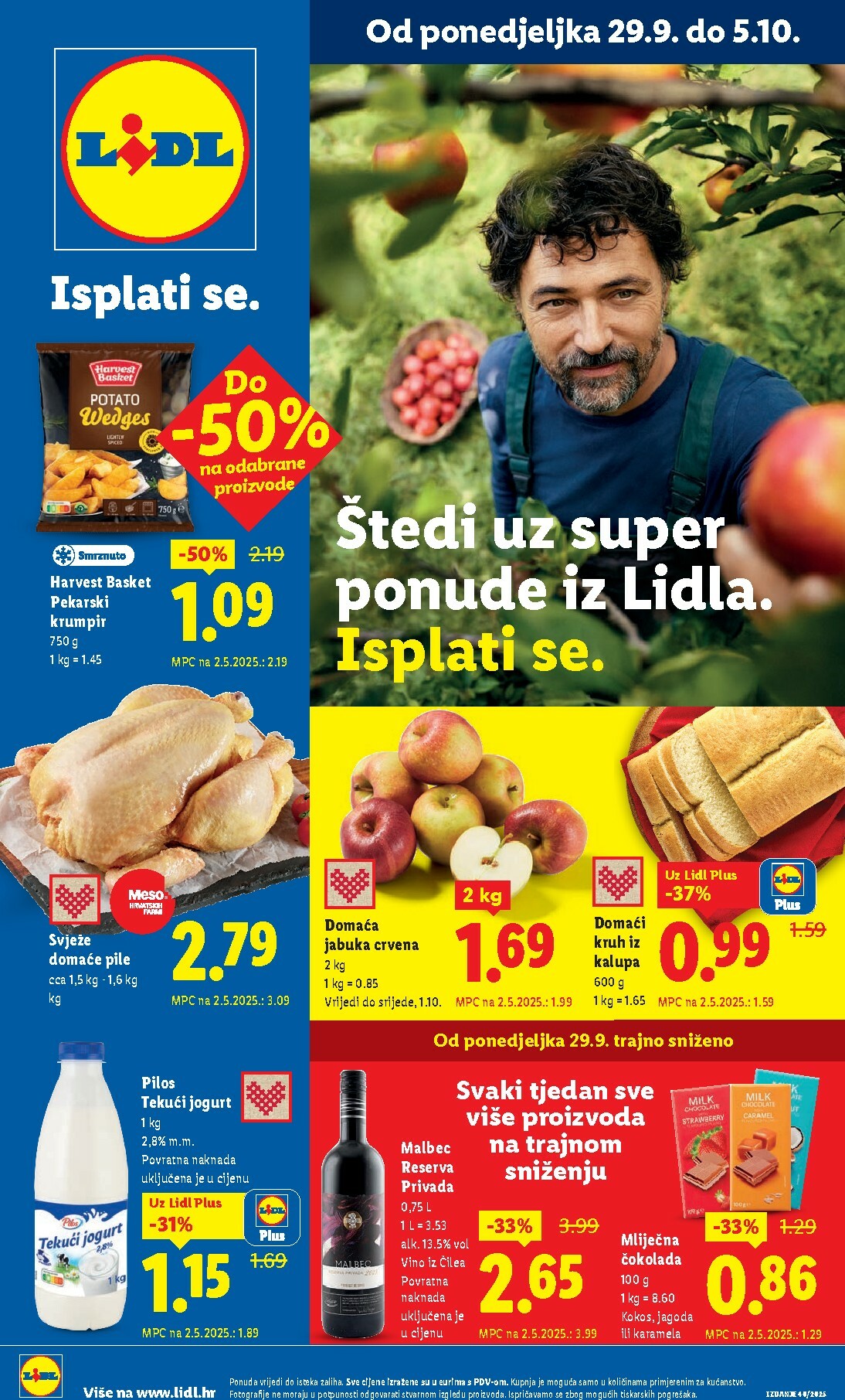 Prelistajte katalog Lidl, vrijedi od 29.09. do 05.10.
