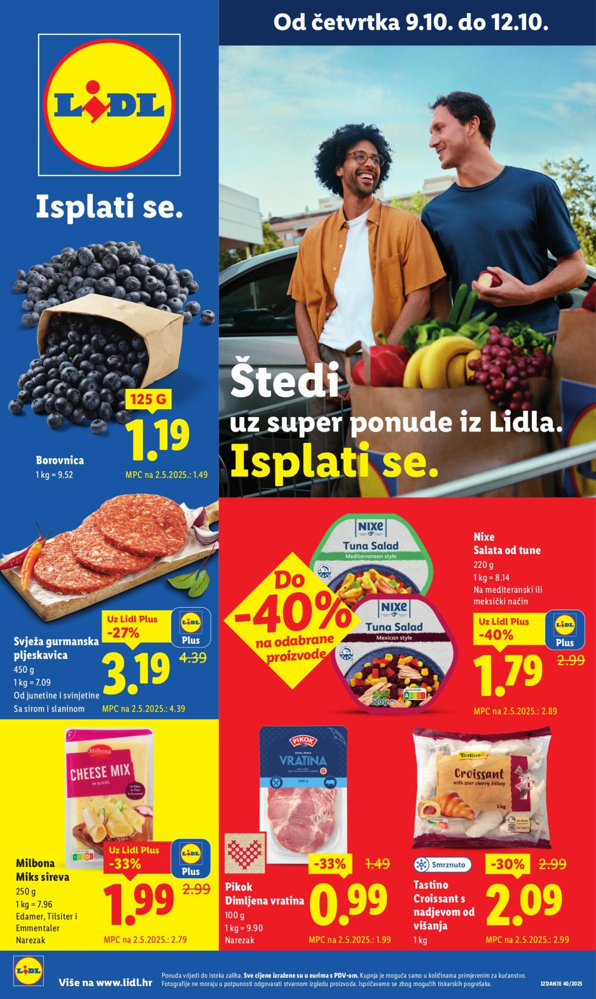 Prelistajte katalog Lidl, vrijedi od 09.10. do 12.10.