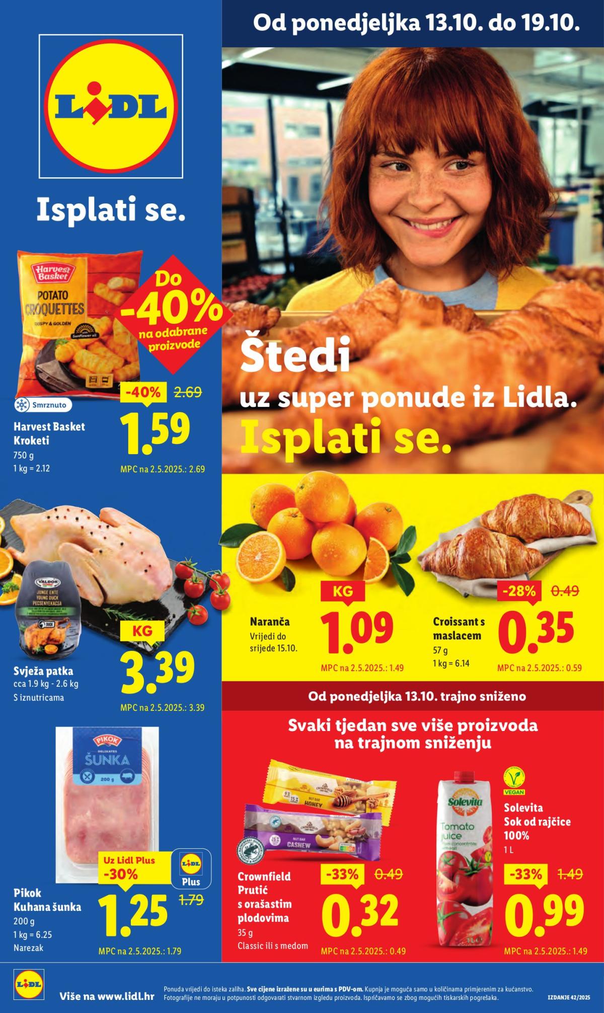 Prelistajte katalog Lidl, vrijedi od 13.10. do 19.10.