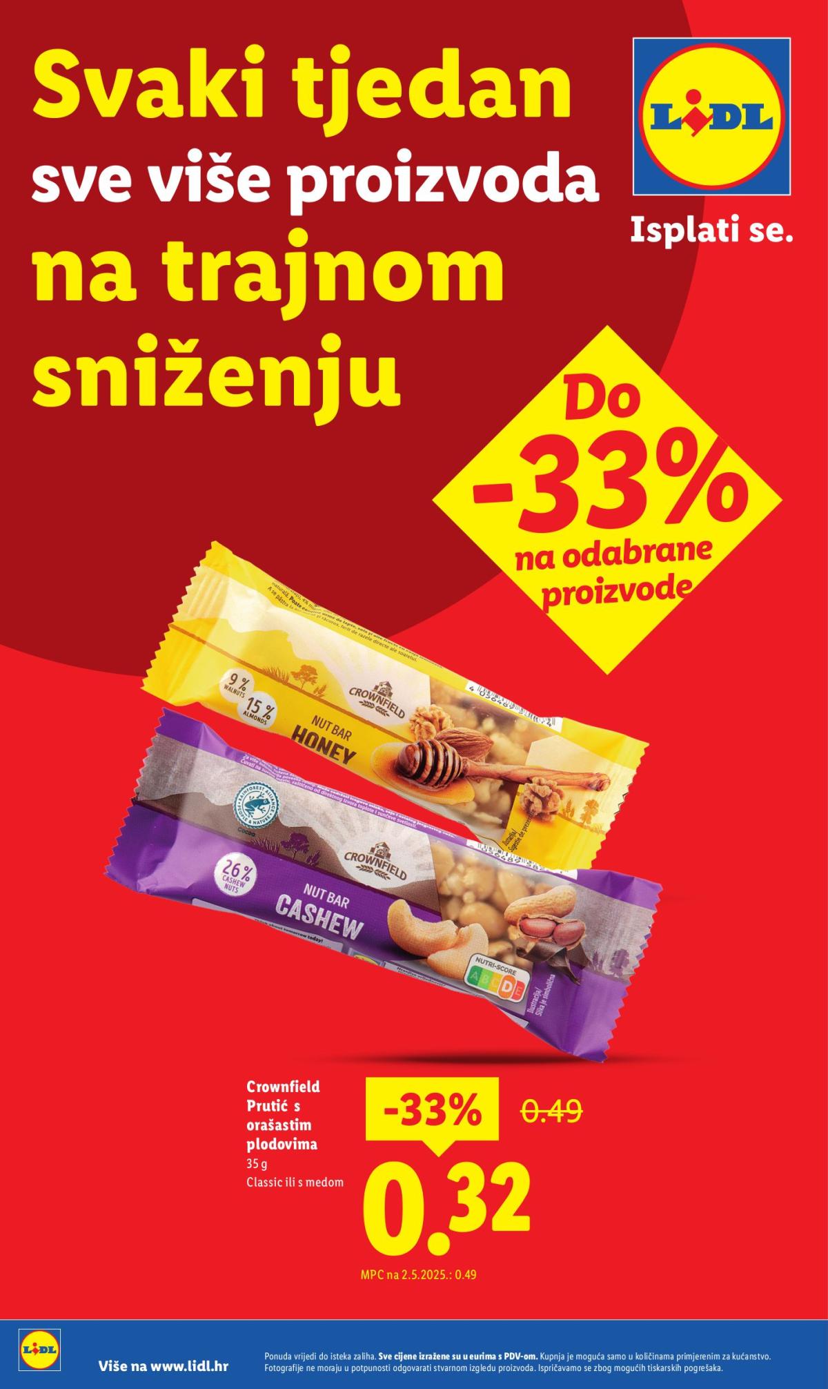 Prelistajte katalog Lidl - Nastavljamo trajno snižavati cijene, vrijedi od 13.09. do 19.10.