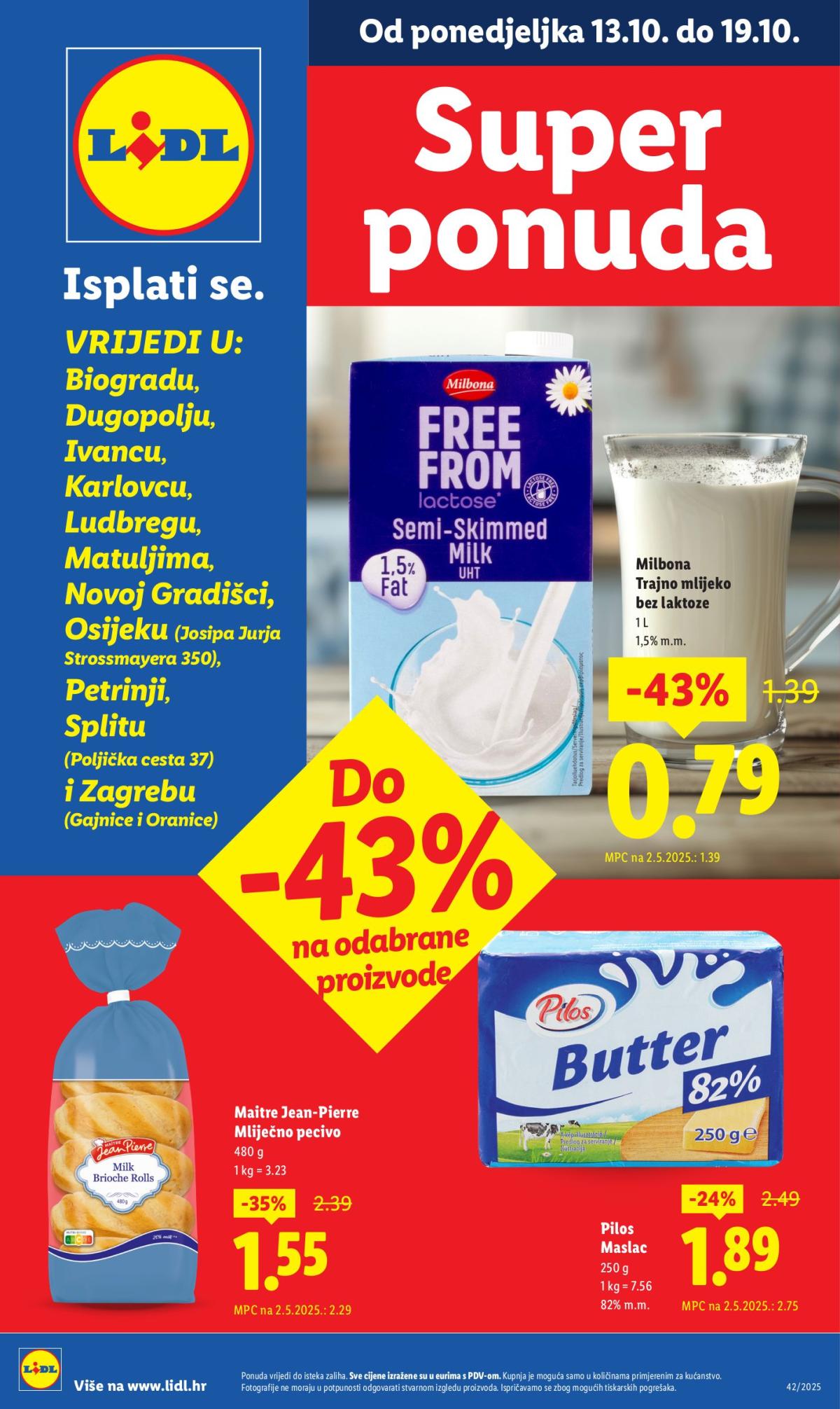 Prelistajte katalog Lidl - Super ponuda, vrijedi od 13.10. do 19.10.
