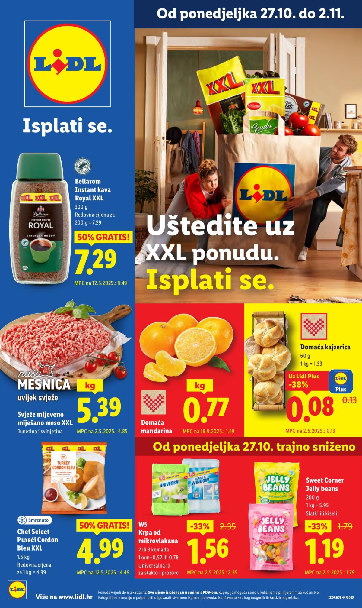 Prelistajte katalog Lidl, vrijedi od 27.10. do 02.11.