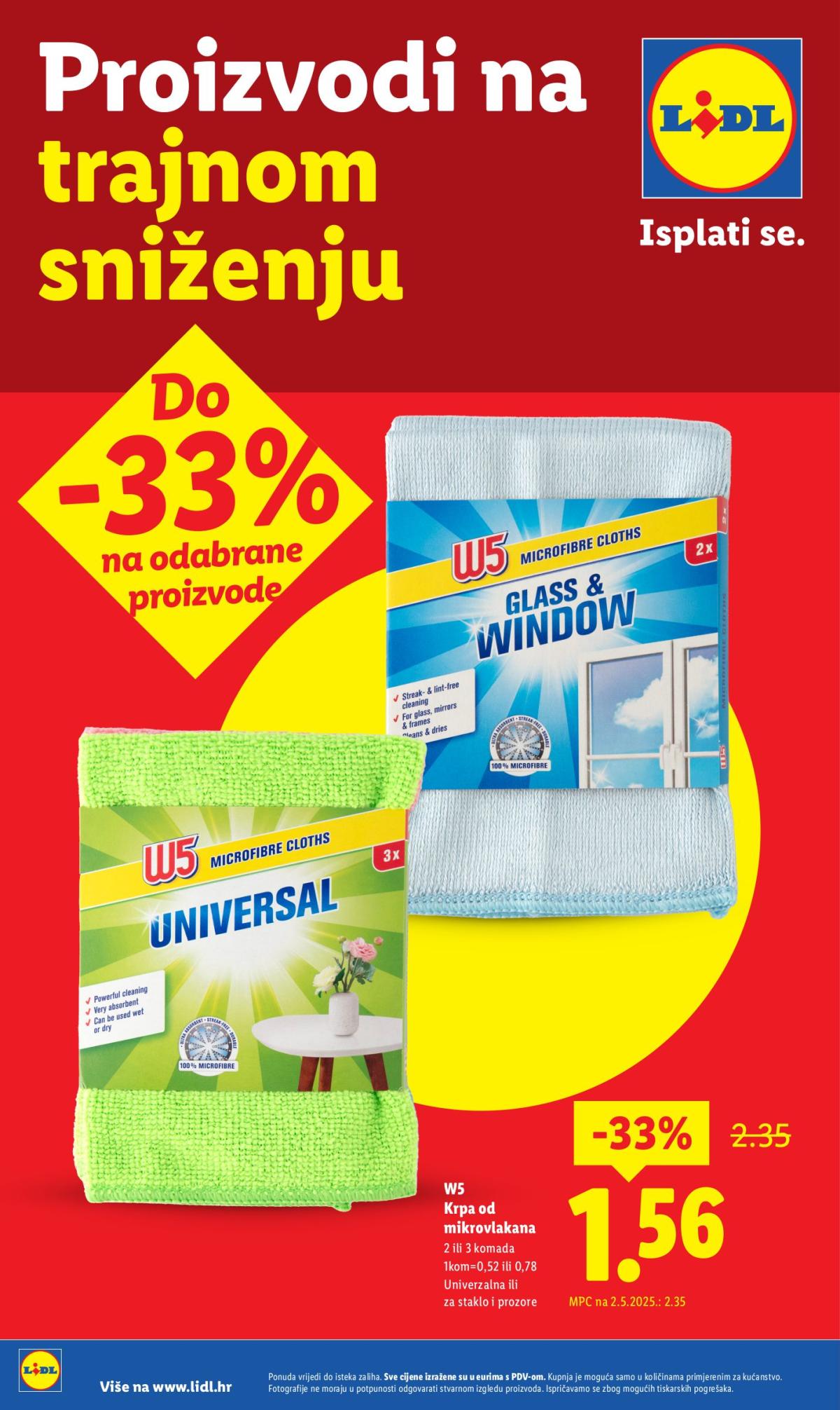 Prelistajte katalog Lidl - Nastavljamo trajno snižavati cijene, vrijedi od 08.09. do 02.11.