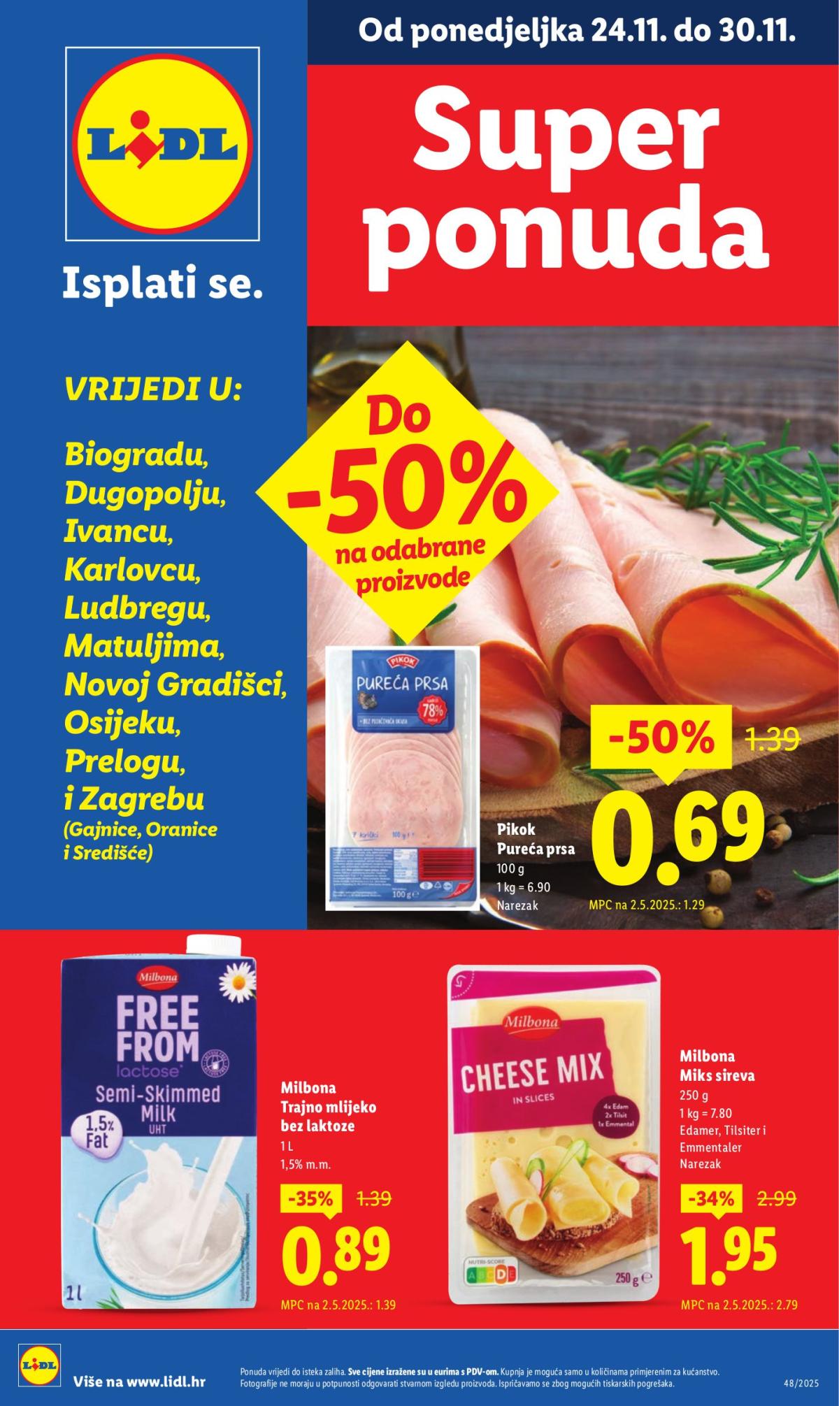 Prelistajte katalog Lidl - Super Ponuda, vrijedi od 24.11. do 30.11.