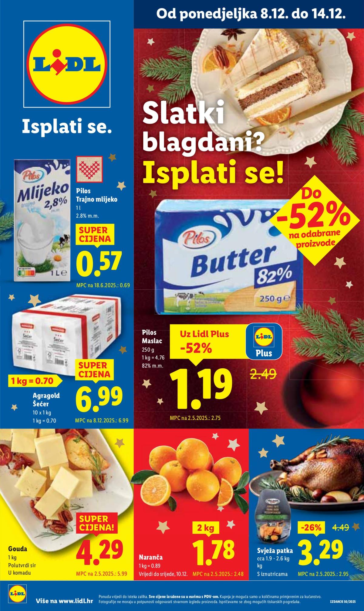 Prelistajte katalog Lidl, vrijedi od 08.12. do 14.12.