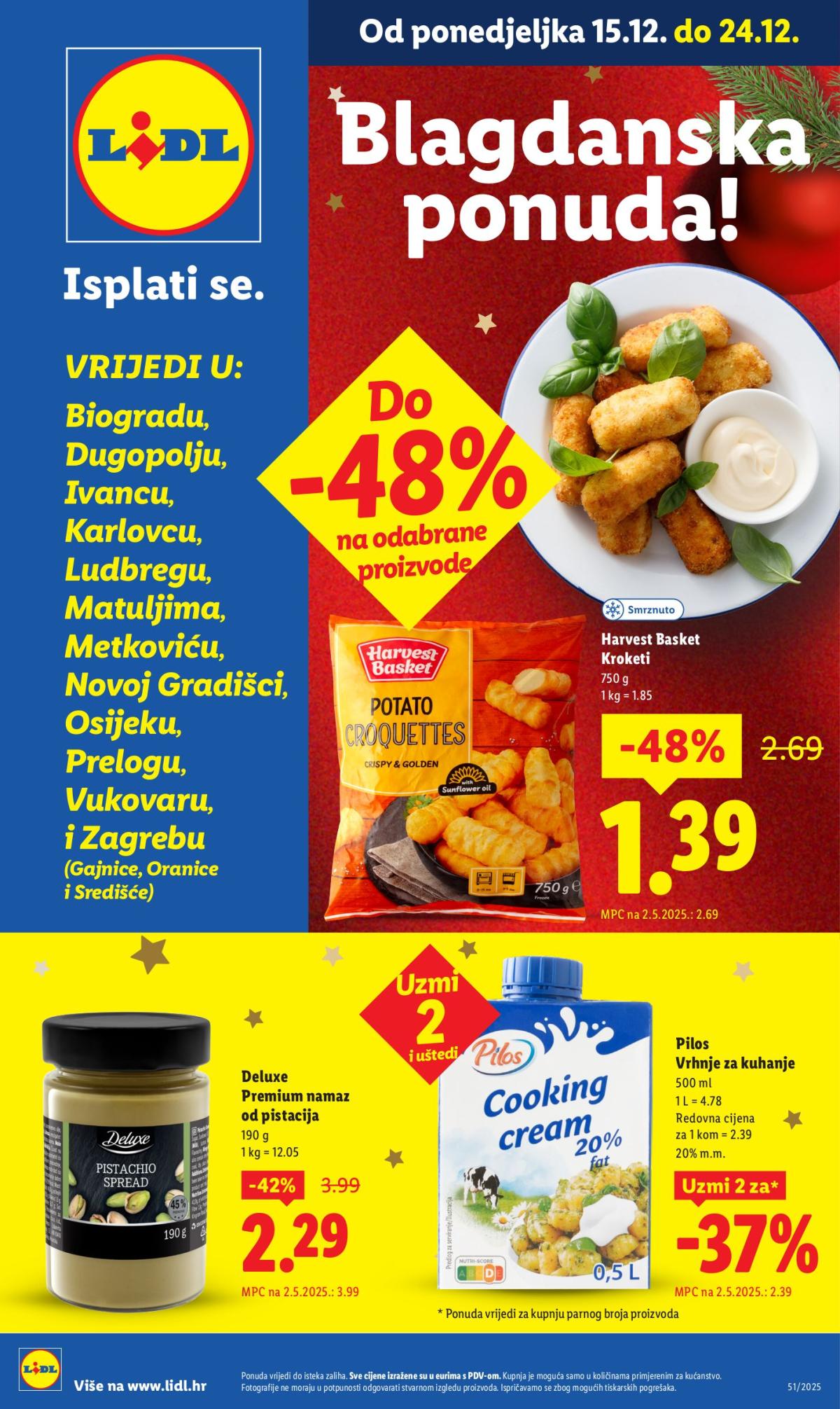 Prelistajte katalog Lidl - Super Ponuda, vrijedi od 15.12. do 24.12.