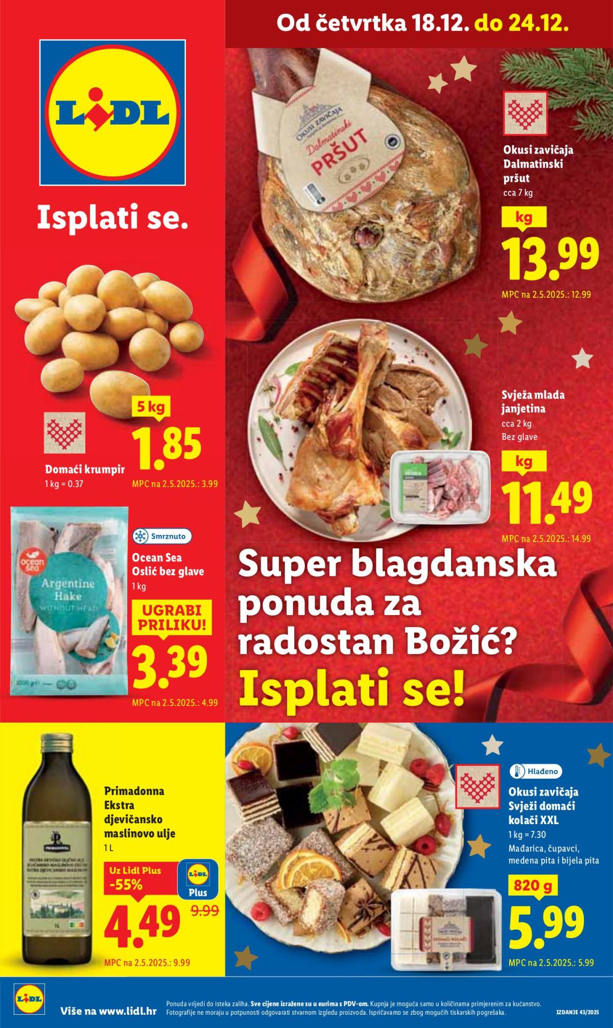 Prelistajte katalog Lidl, vrijedi od 18.12. do 24.12.