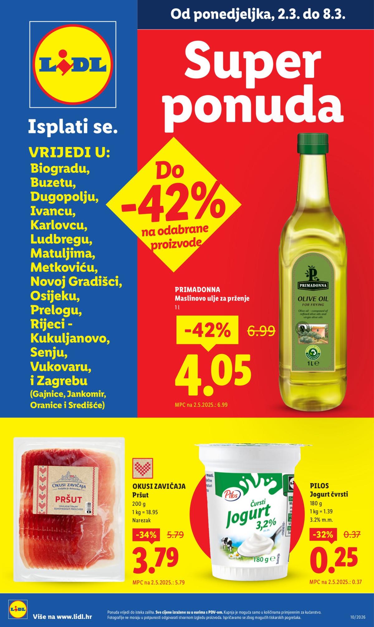 Prelistajte katalog Lidl - Super ponuda, vrijedi od 02.03.2026 do 08.03.2026