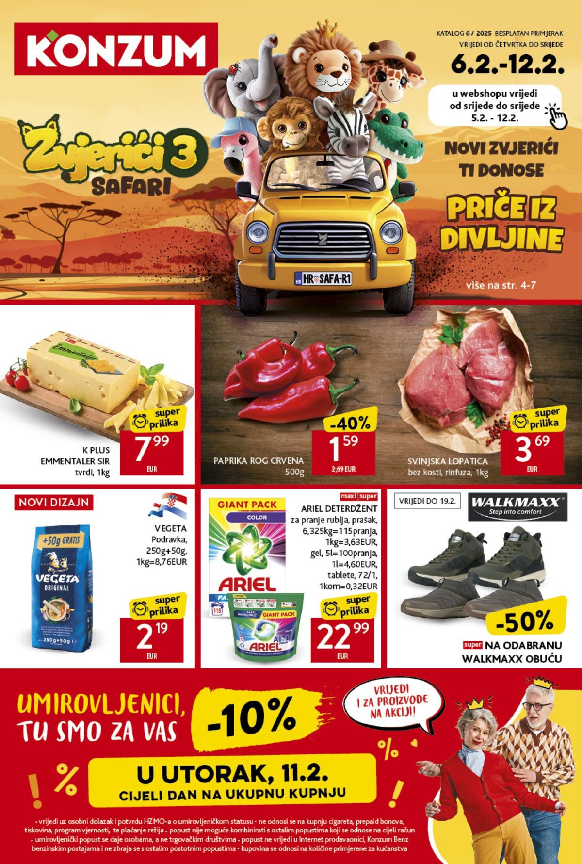 Konzum katalog vrijedi od 06.02. do 12.02.