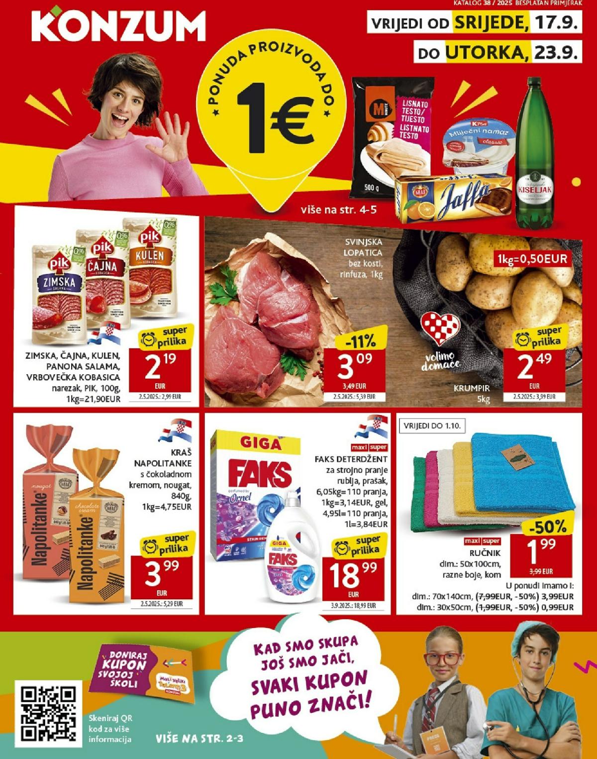 Prelistajte katalog Konzum, vrijedi od 17.09. do 23.09.