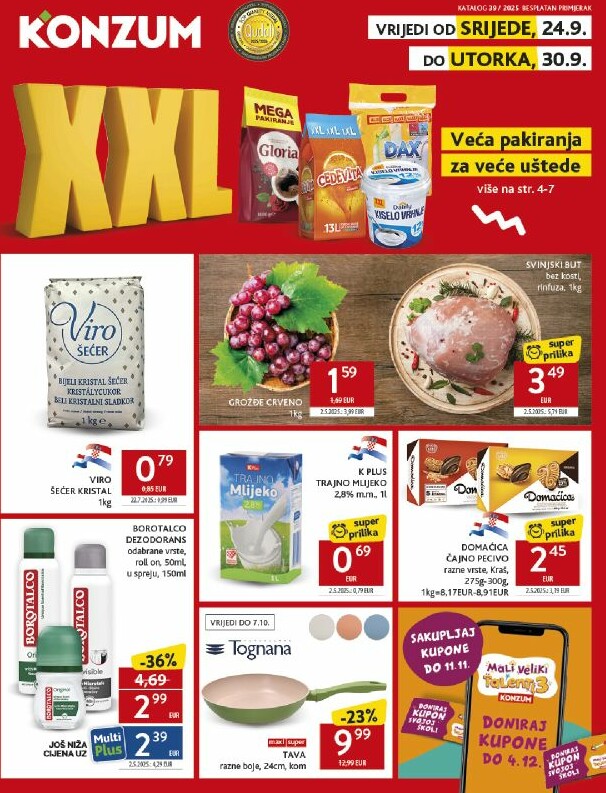 Prelistajte katalog Konzum, vrijedi od 24.09. do 30.09.