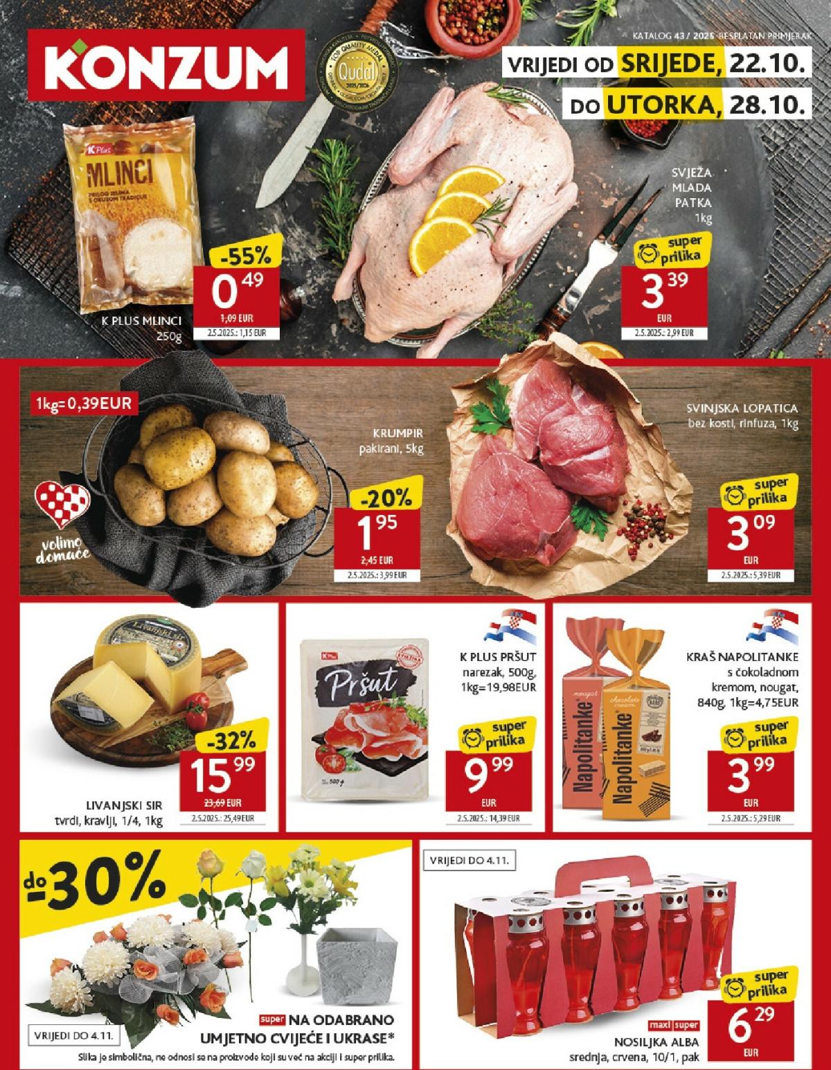 Prelistajte katalog Konzum, vrijedi od 20.10. do 28.10.