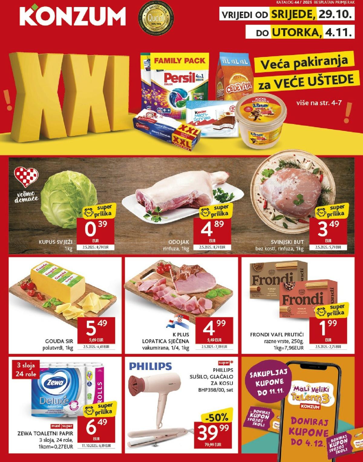 Prelistajte katalog Konzum, vrijedi od 29.10. do 04.11.