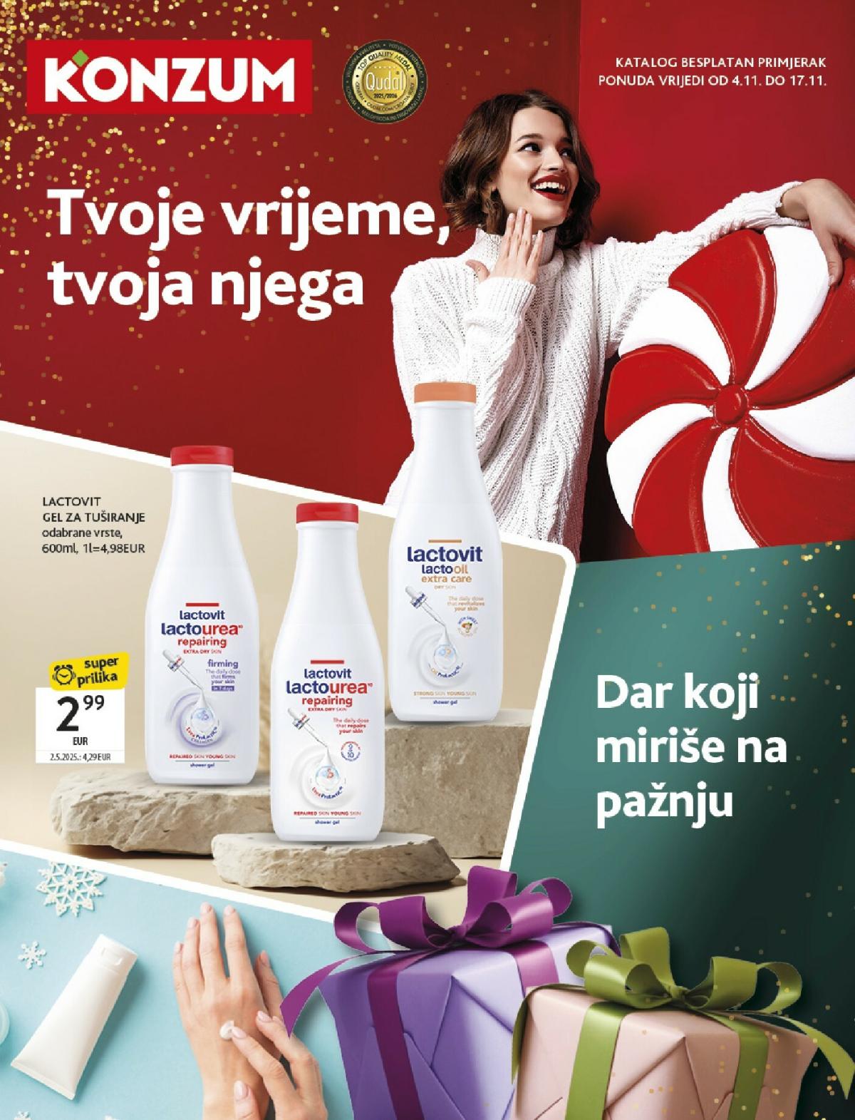 Prelistajte katalog Konzum - Katalog ljepota i njega, vrijedi od 04.11. do 17.11.