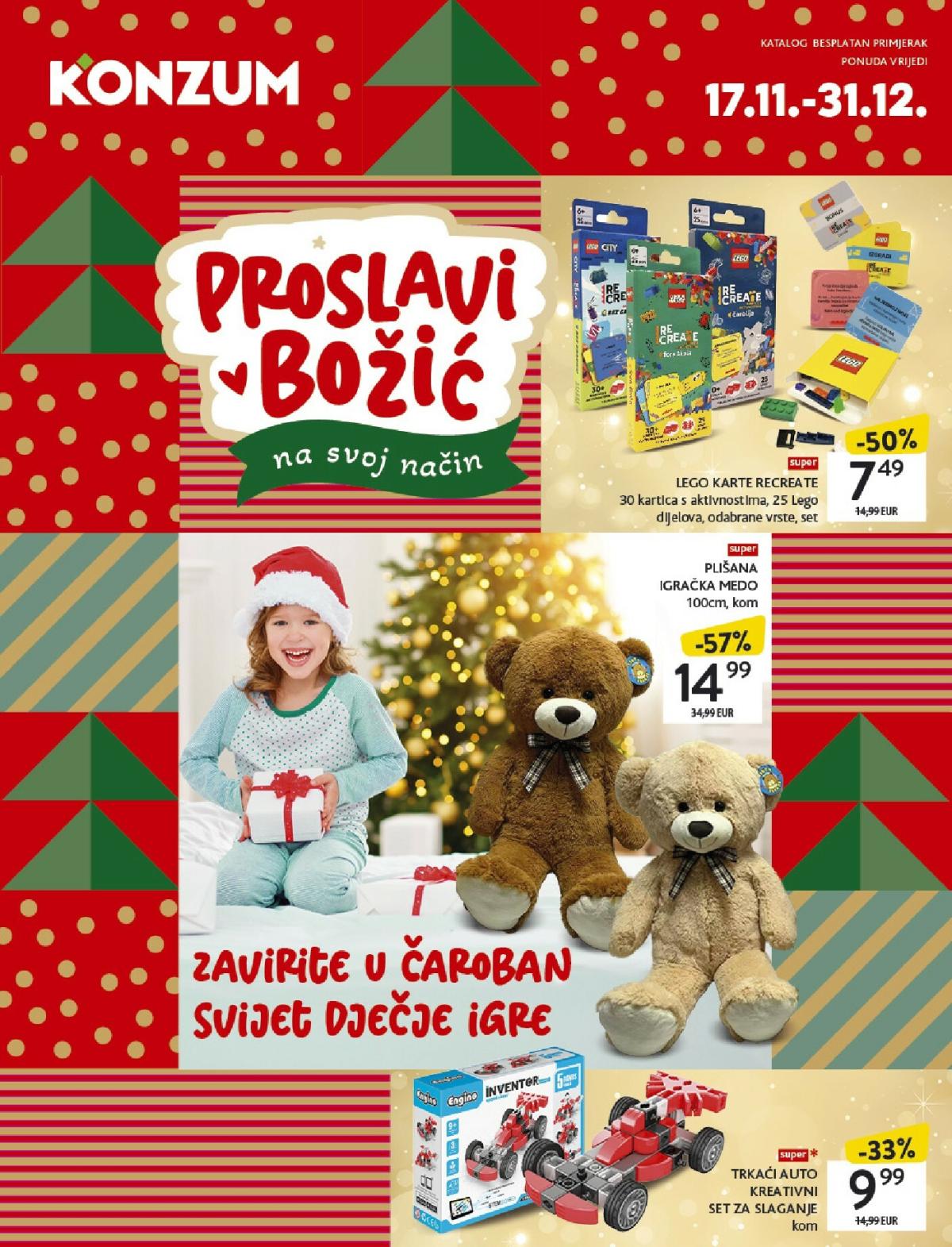 Prelistajte katalog Konzum - Katalog igračaka, vrijedi od 17.11. do 31.12.