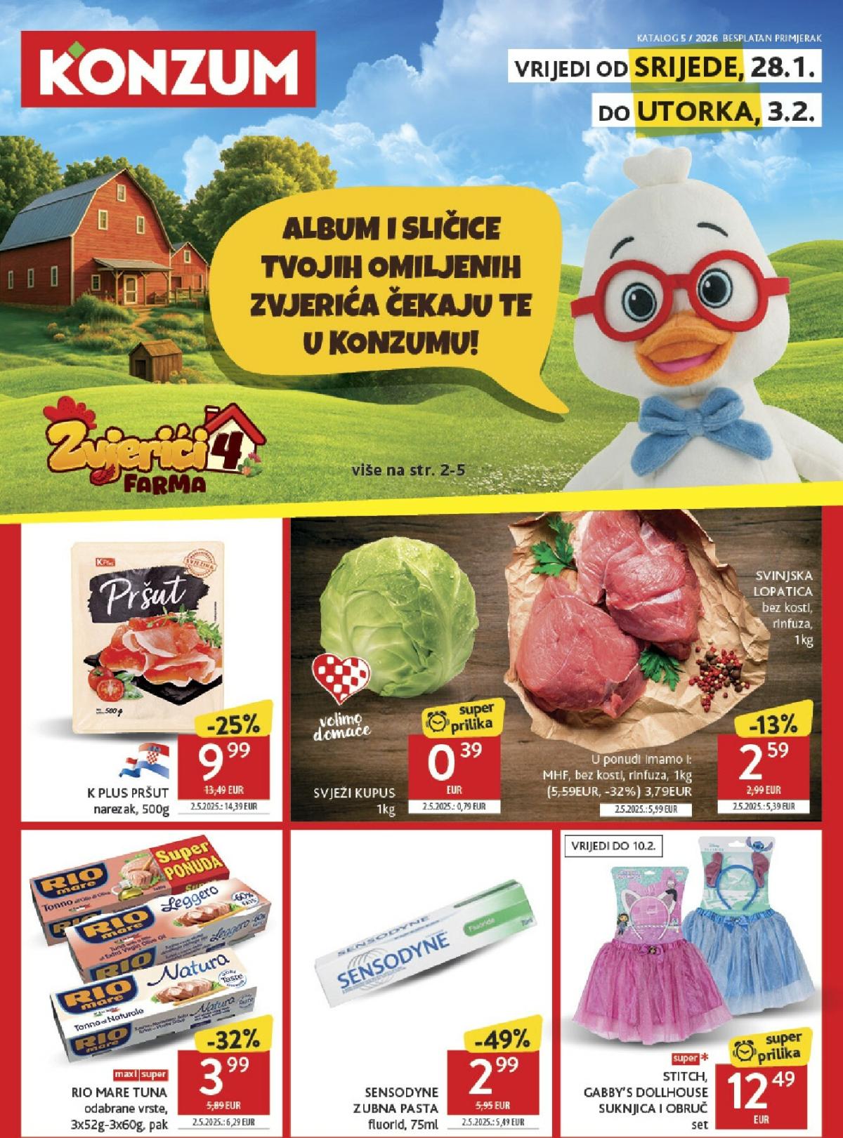 Prelistajte katalog Konzum, vrijedi od 28.01. do 03.02.