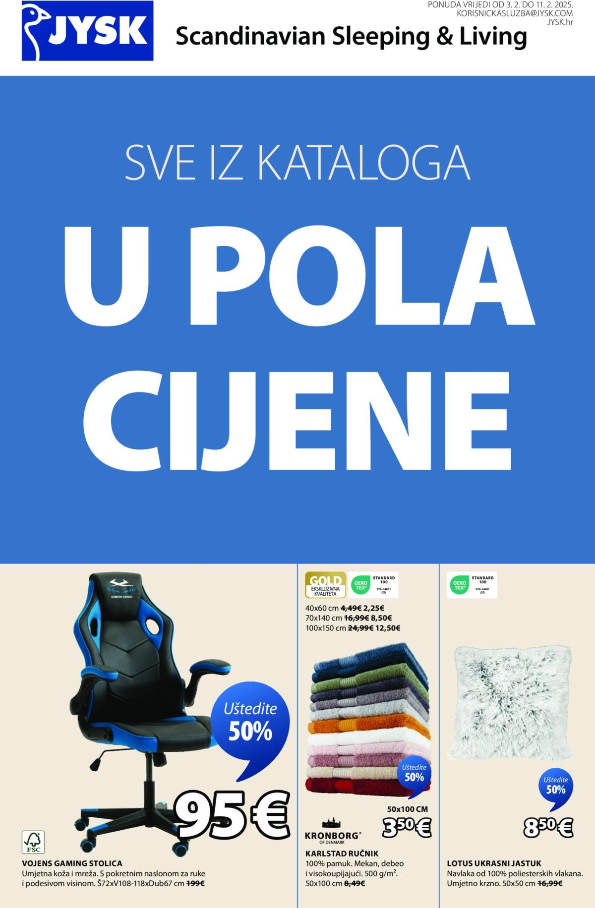 JYSK katalog vrijedi od 03.02. do 11.02.