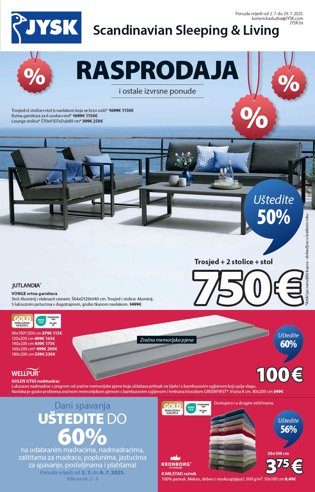 Prelistajte katalog JYSK, vrijedi od 02.07. do 29.07.