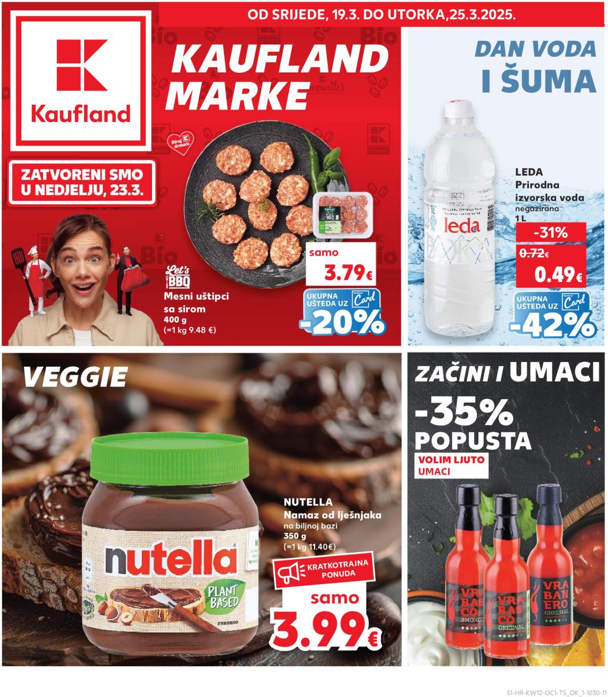 Kaufland - Marke katalog vrijedi od 19.03. do 25.03.