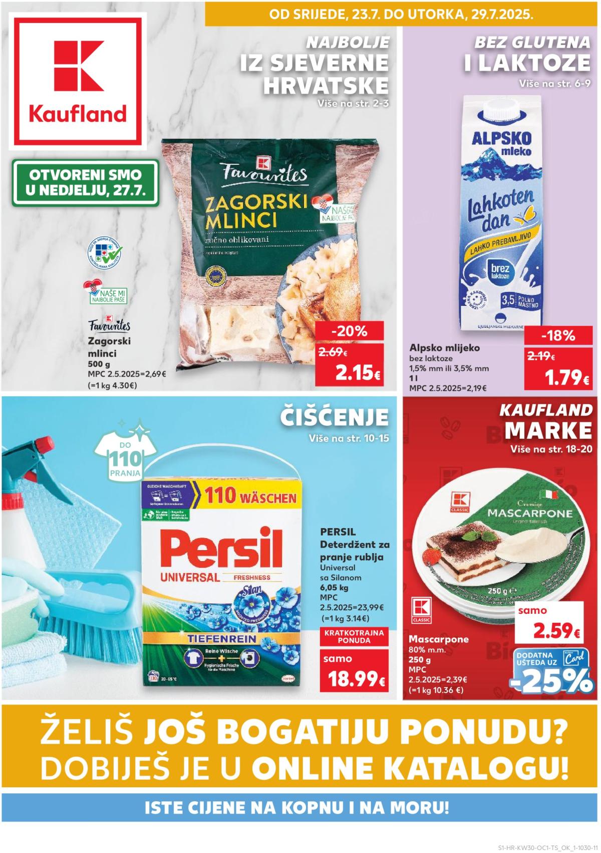 Prelistajte katalog Kaufland - Želiš još bogatiju ponudu, vrijedi od 23.07. do 29.07.