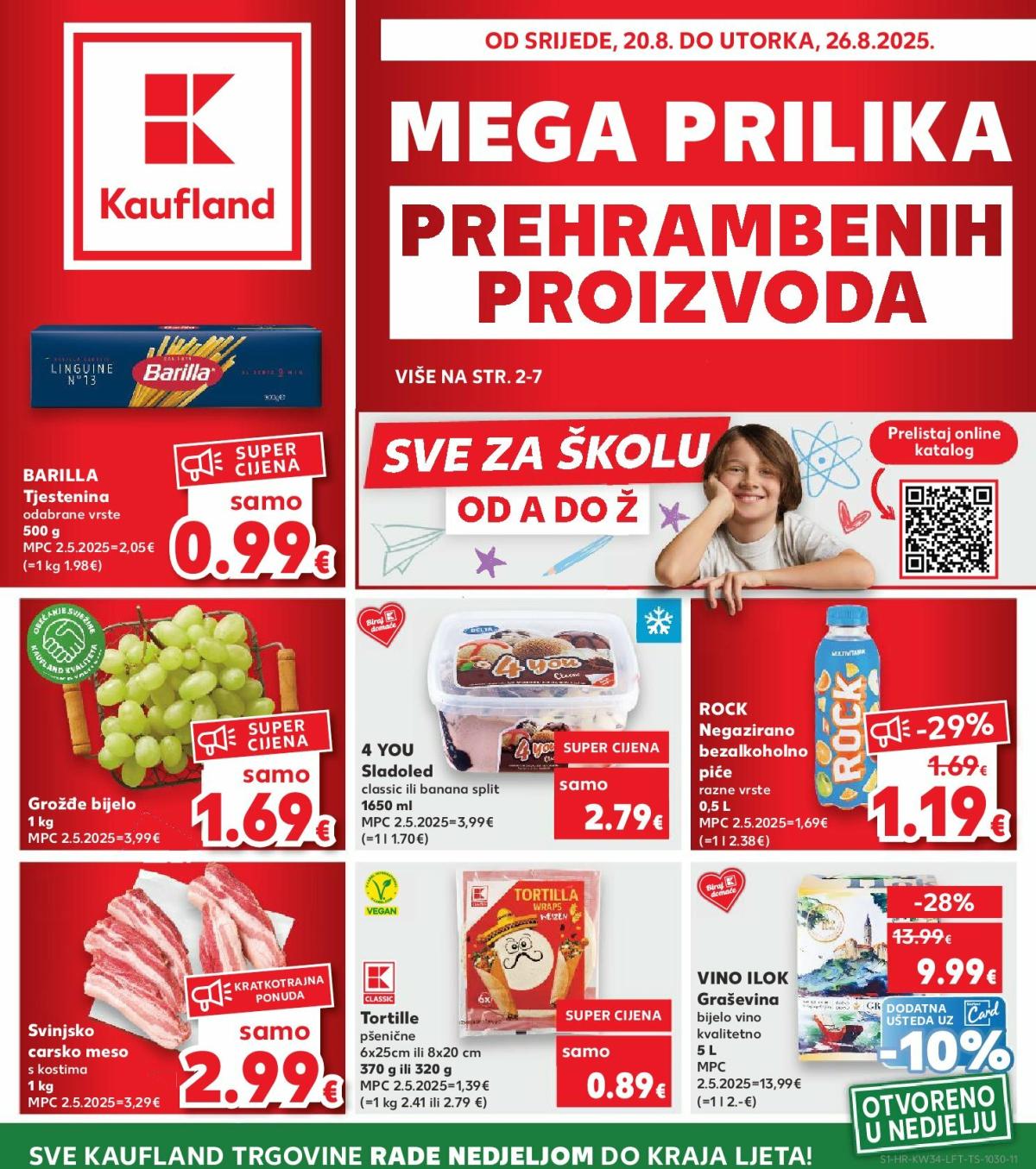 Prelistajte katalog Kaufland - Mega Prilika, vrijedi od 20.08. do 26.08.