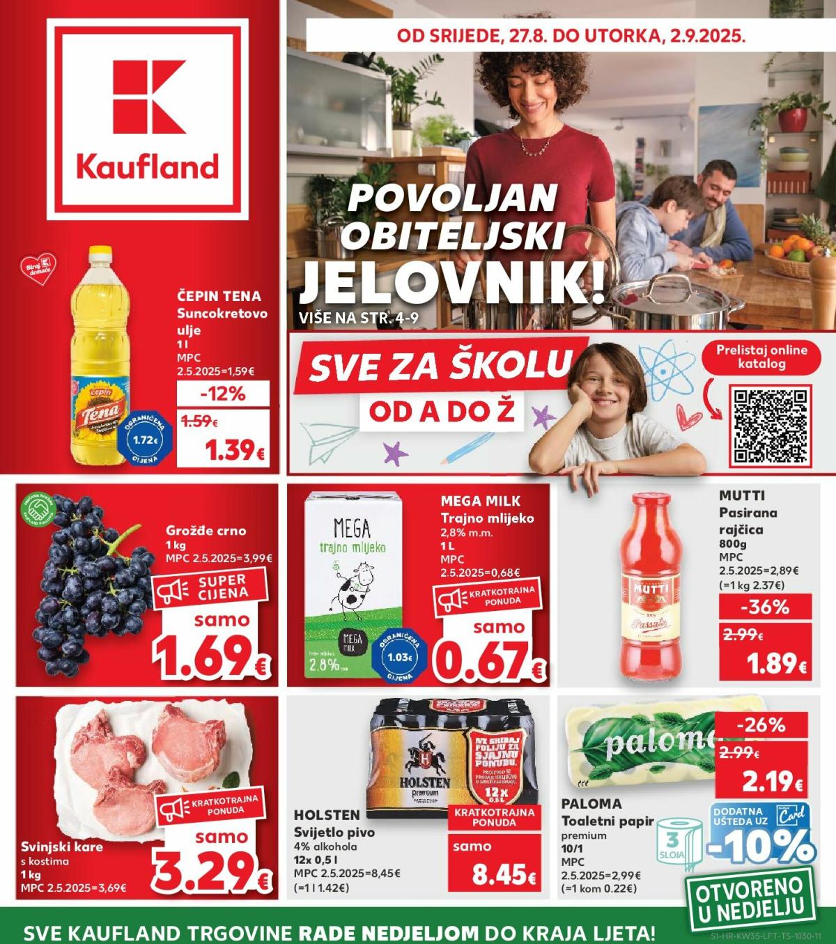 Prelistajte katalog Kaufland, vrijedi od 27.08. do 02.09.