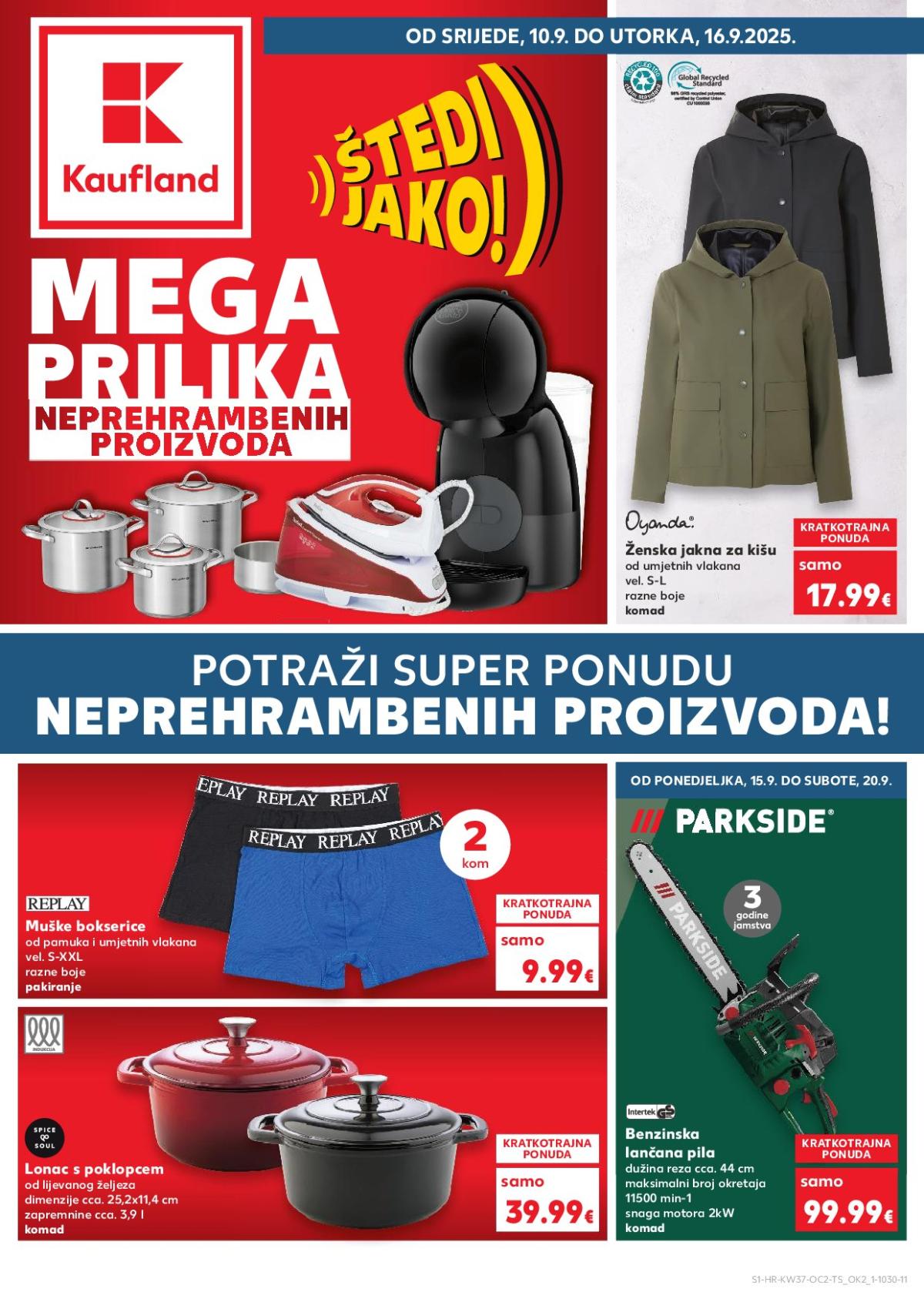 Prelistajte katalog Kaufland - Neprehrambenih proizvoda, vrijedi od 10.09. do 16.09.