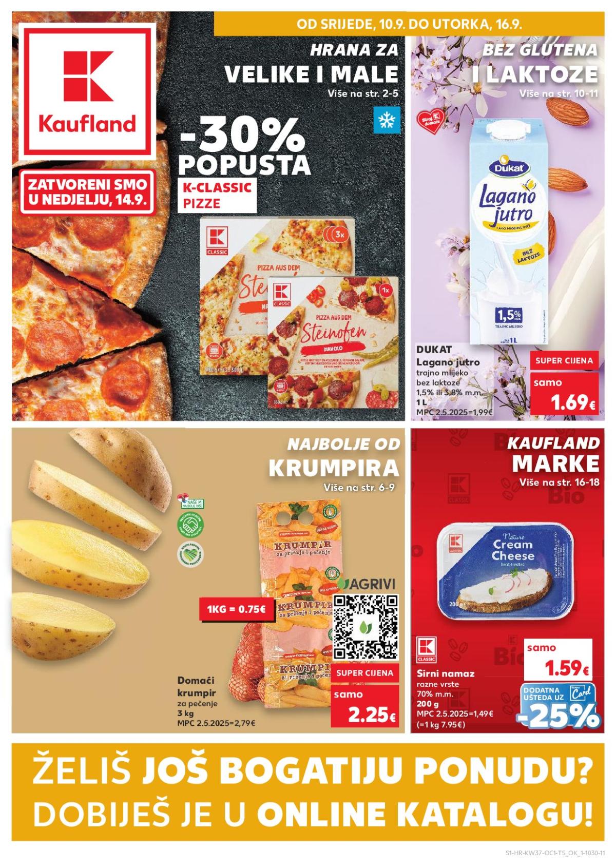 Prelistajte katalog Kaufland - Želiš još bogatiju ponudu, vrijedi od 08.09. do 13.09.