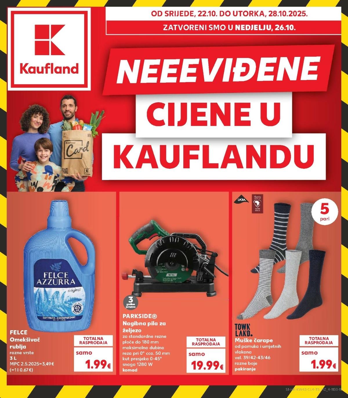 Prelistajte katalog Kaufland - Cijene, vrijedi od 22.10. do 28.10.