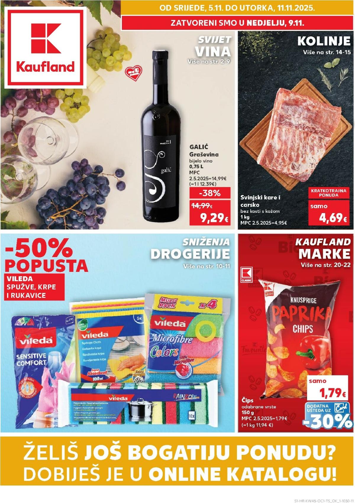 Prelistajte katalog Kaufland - Želiš još bogatiju ponudu, vrijedi od 05.11. do 11.11.