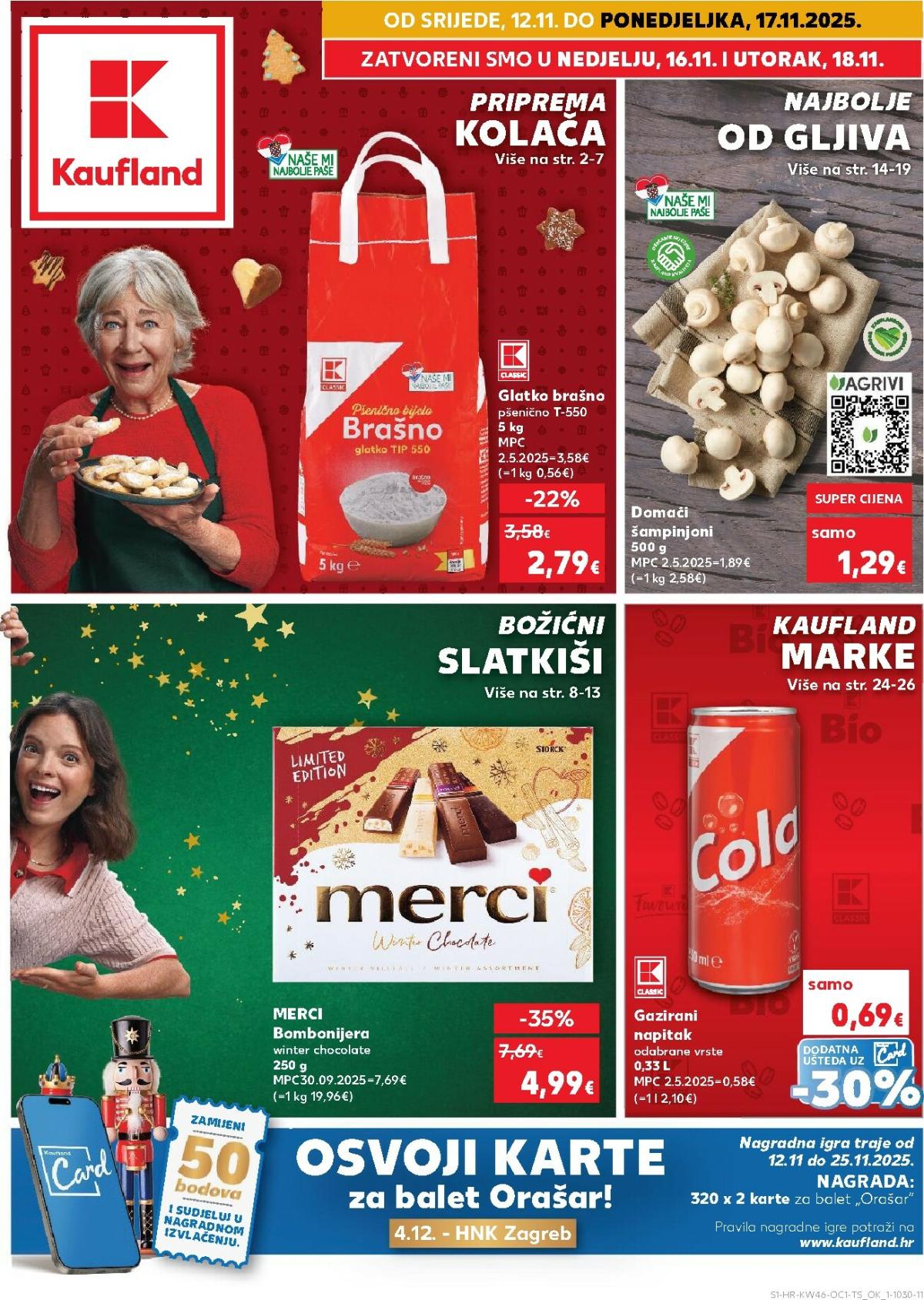 Prelistajte katalog Kaufland - Osvoji karte, vrijedi od 12.11. do 17.11.
