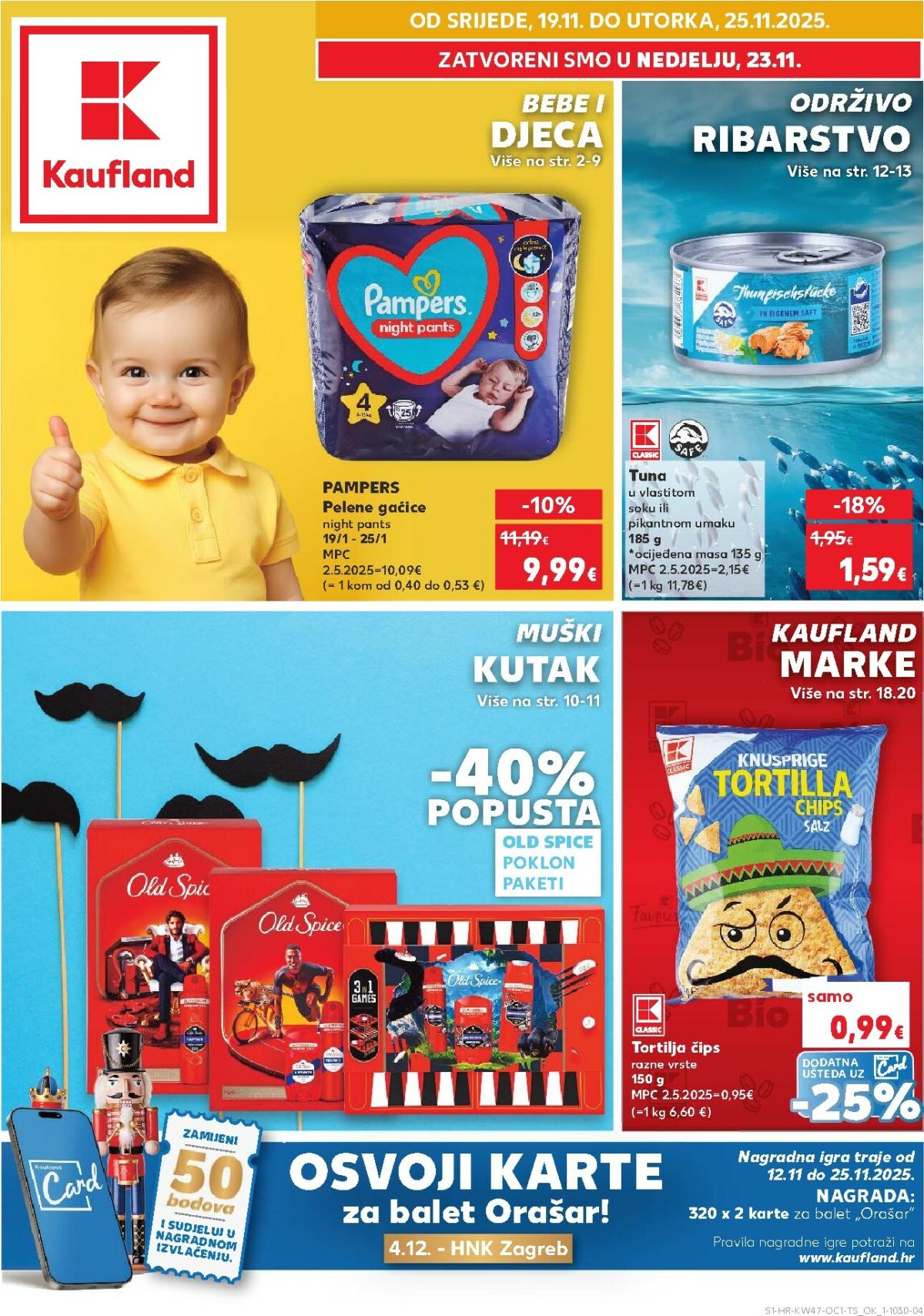 Prelistajte katalog Kaufland - Osvoji karte, vrijedi od 19.11. do 25.11.