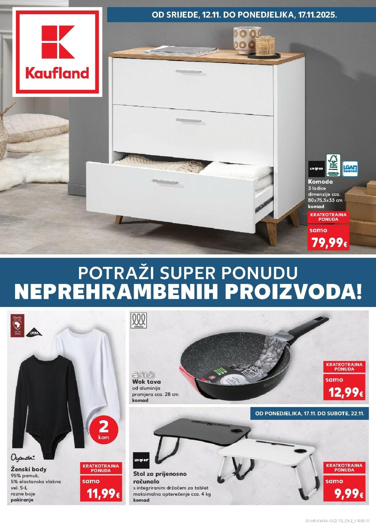 Prelistajte katalog Kaufland - Neprehrambenih proizvoda, vrijedi od 12.11. do 17.11.