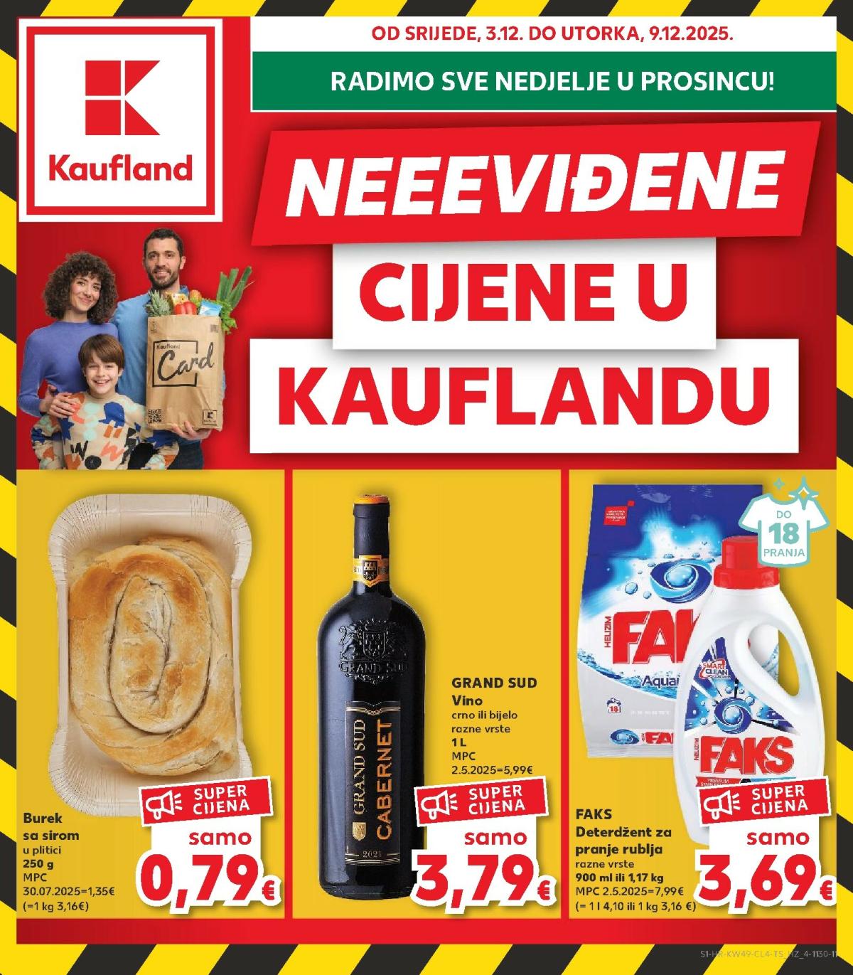Prelistajte katalog Kaufland - Cijene, vrijedi od 03.12. do 09.12.