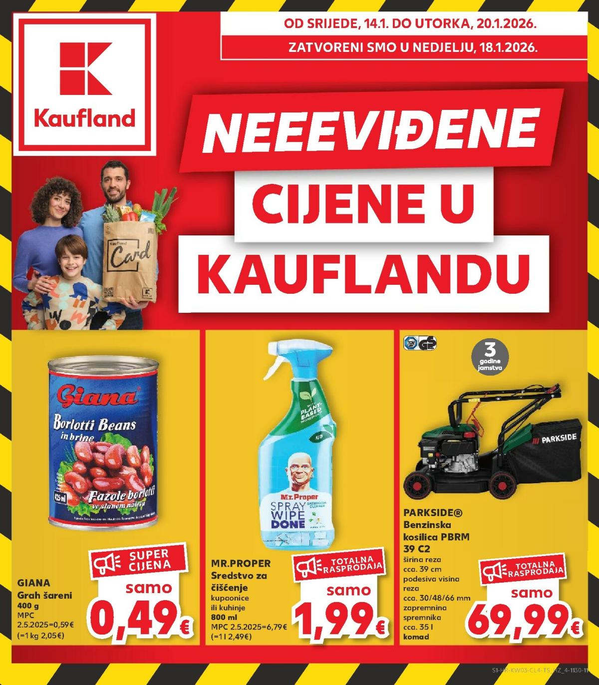 Prelistajte katalog Kaufland - Cijene, vrijedi od 14.01. do 20.01.