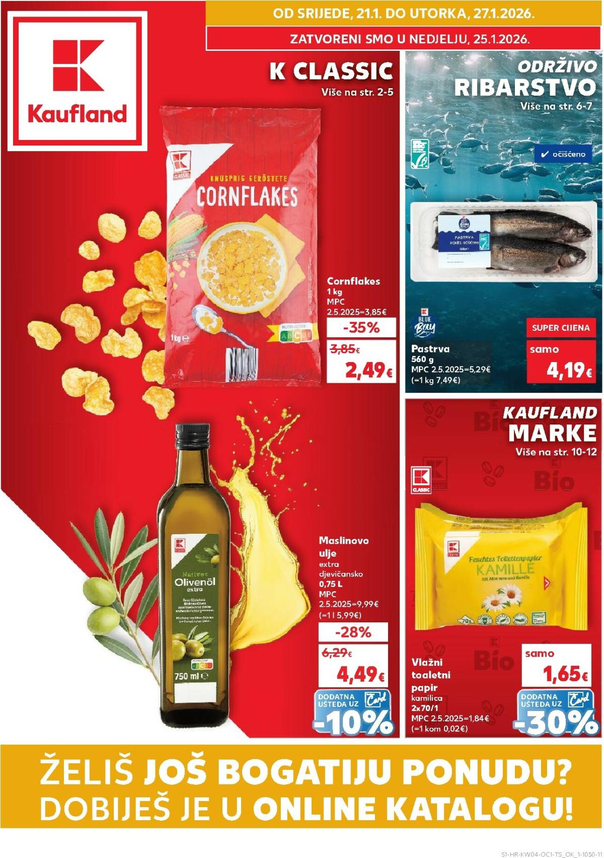 Prelistajte katalog Kaufland - Želiš još bogatiju ponudu, vrijedi od 21.01. do 27.01.