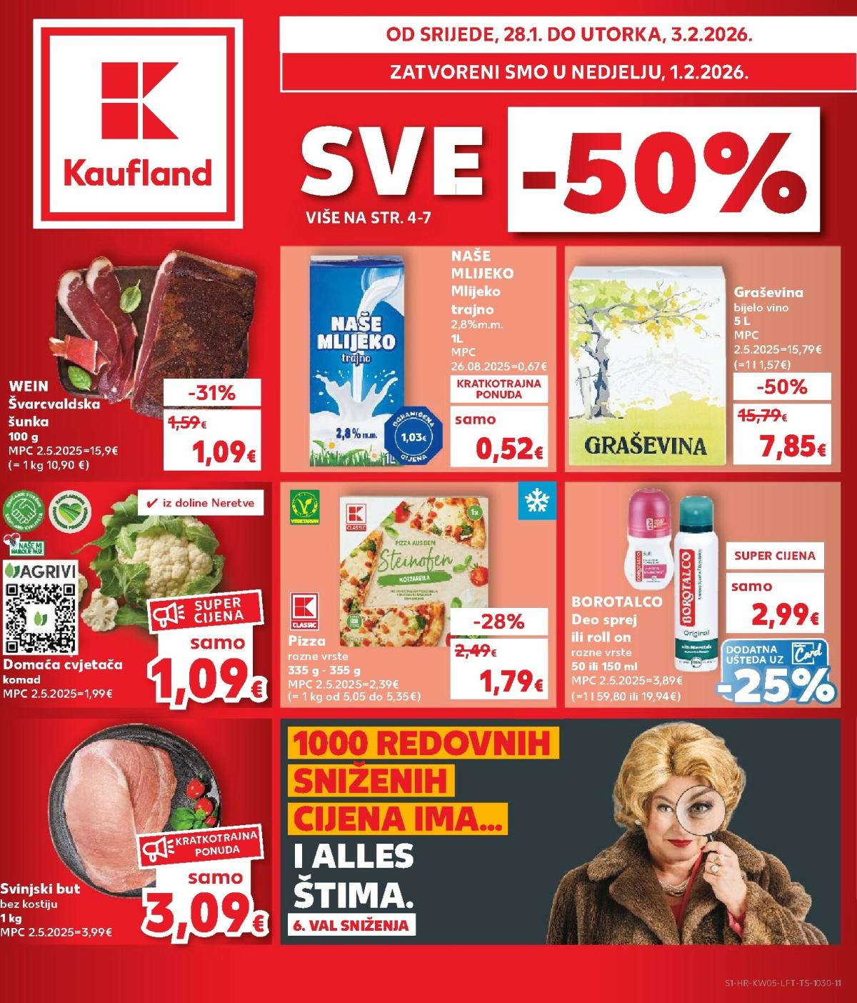 Prelistajte katalog Kaufland, vrijedi od 28.01. do 03.02.