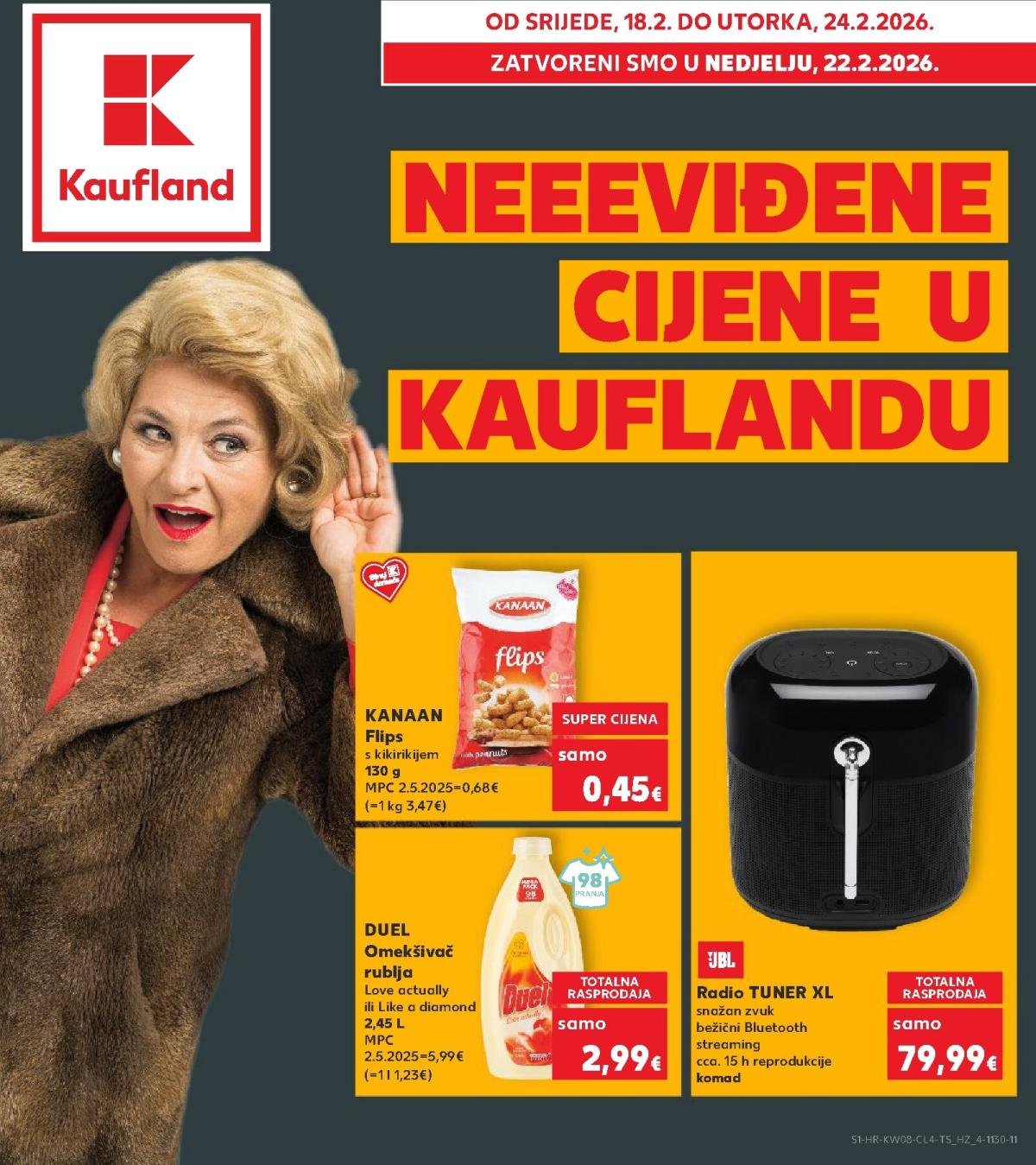 Prelistajte katalog Kaufland - Cijene, vrijedi od 18.02.2026 do 24.02.2026