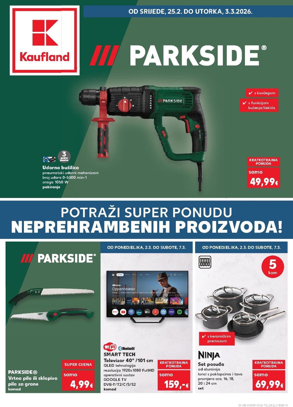 Prelistajte katalog Kaufland - Nonfood, vrijedi od 25.02.2026 do 03.03.2026