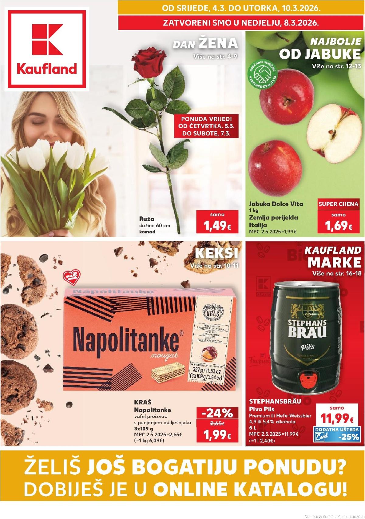 Prelistajte katalog Kaufland - Želiš još bogatiju ponudu, vrijedi od 04.03.2026 do 10.03.2026